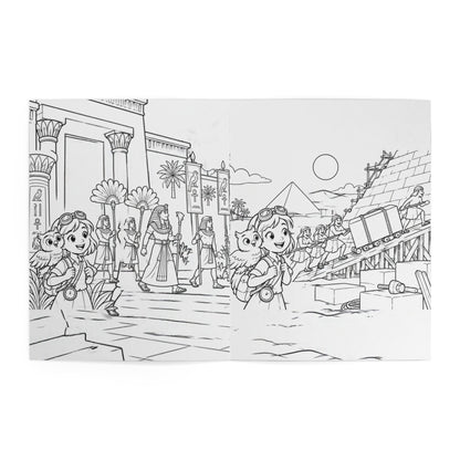 Ancient Egypt Adventure Coloring Book