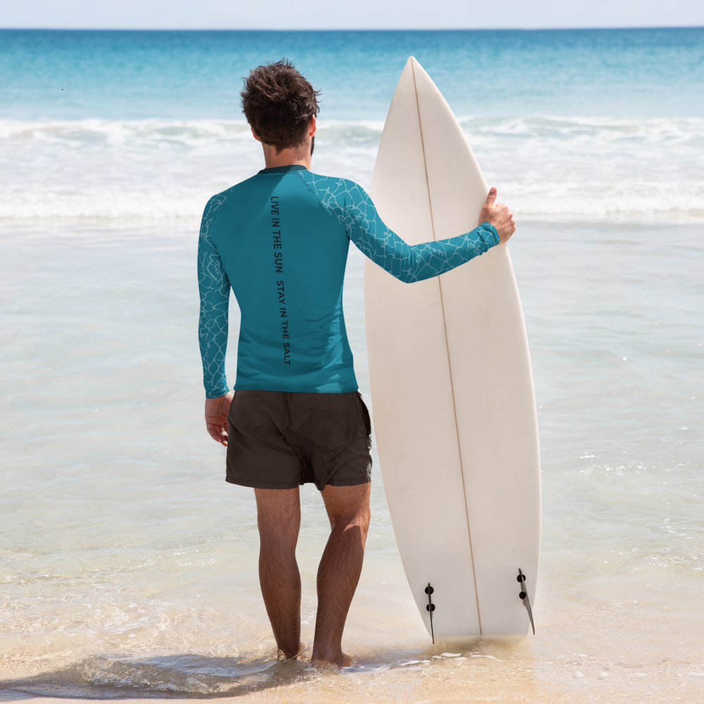 Waves Rash Guard - Men - Long Sleeve