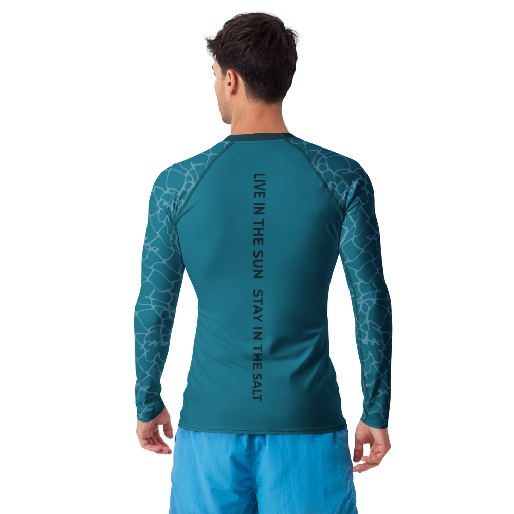 Waves Rash Guard - Men - Long Sleeve