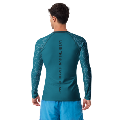 Waves Rash Guard - Men - Long Sleeve