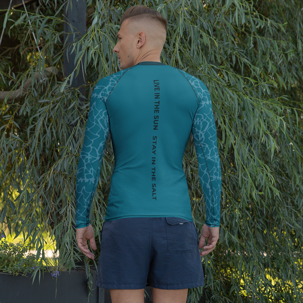 Waves Rash Guard - Men - Long Sleeve