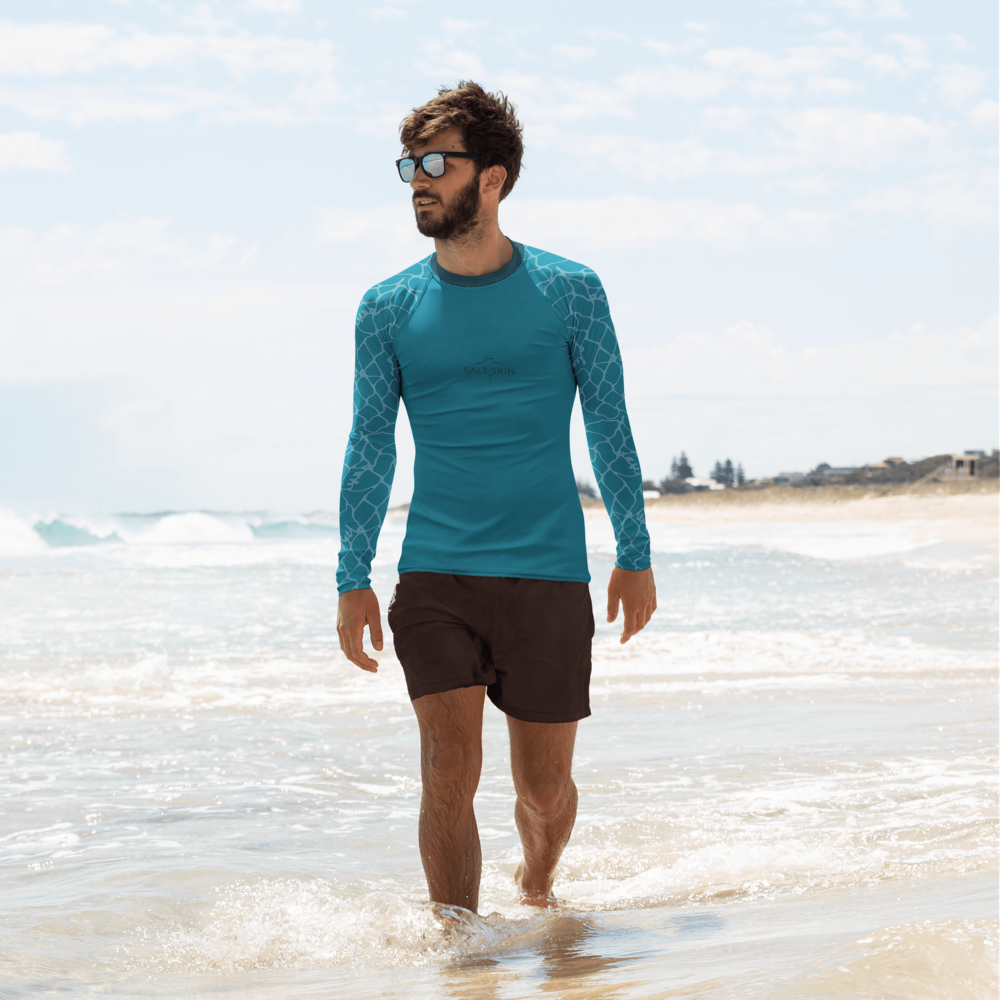 Waves Rash Guard - Men - Long Sleeve