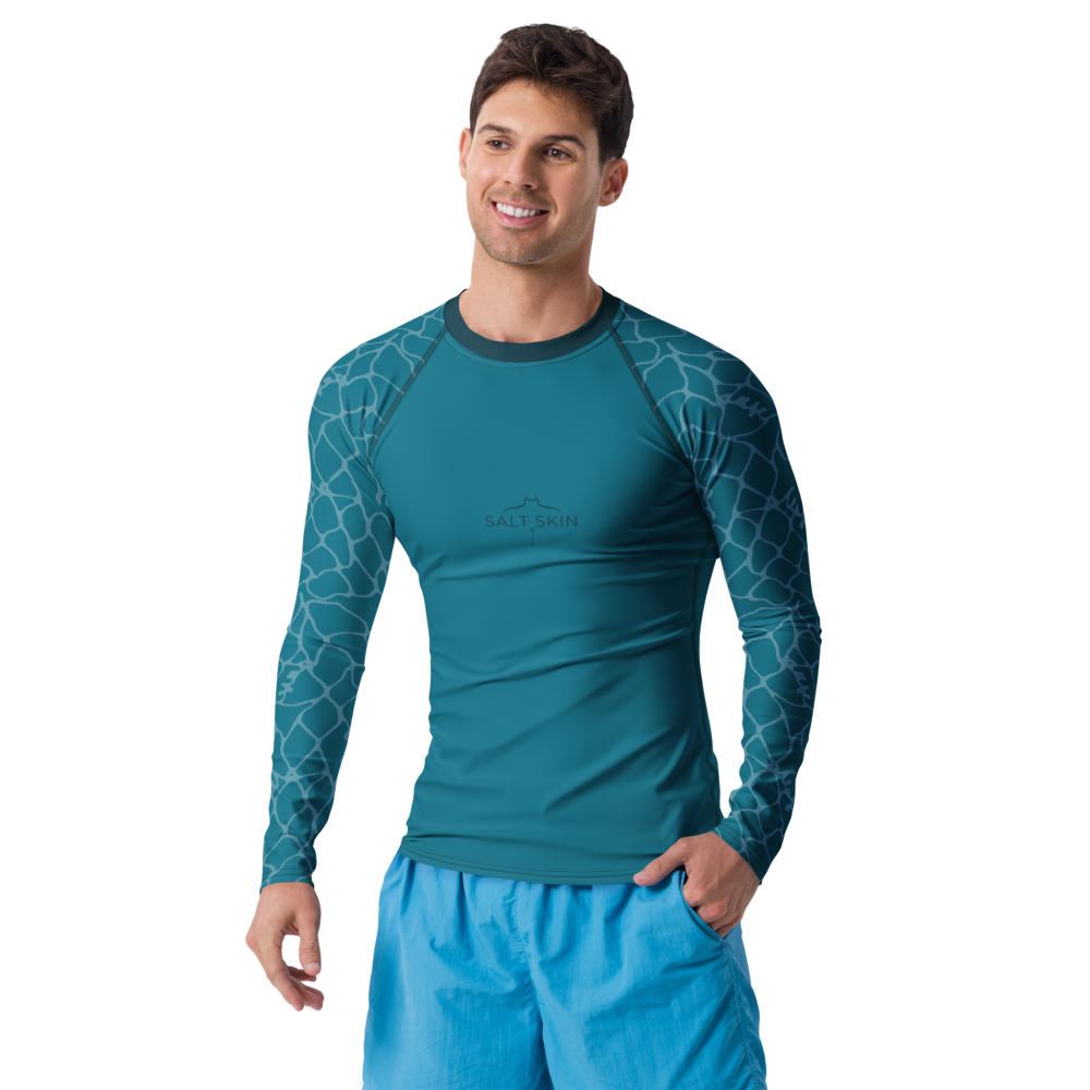 Waves Rash Guard - Men - Long Sleeve