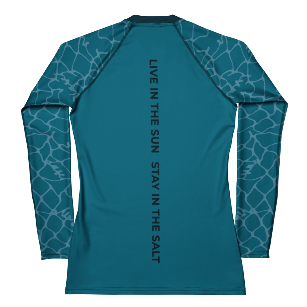 Waves Rash Guard - Women - Short Sleeve