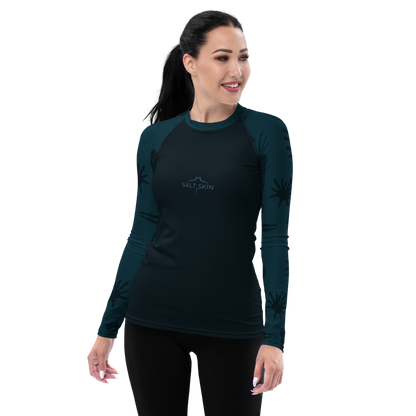Marine Rash Guard - Women - Short Sleeve