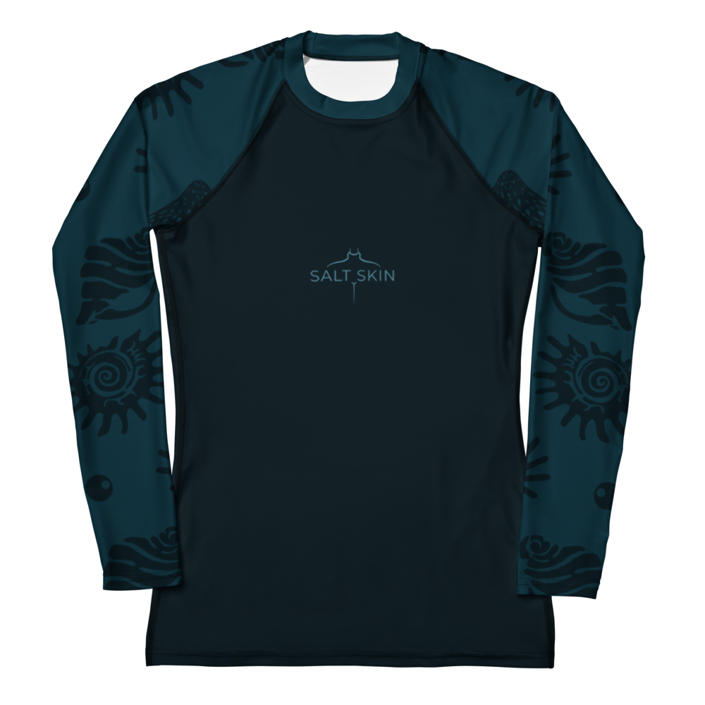 Marine Rash Guard - Women - Short Sleeve