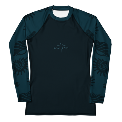 Marine Rash Guard - Women - Short Sleeve