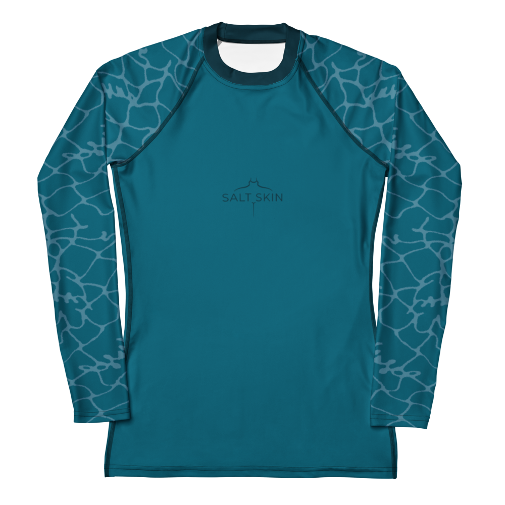 Waves Rash Guard - Women - Short Sleeve