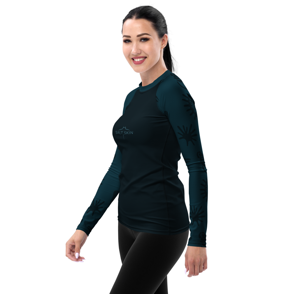 Marine Rash Guard - Women - Short Sleeve