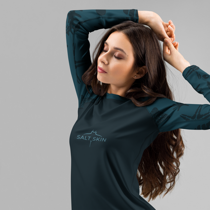 Marine Rash Guard - Women - Short Sleeve