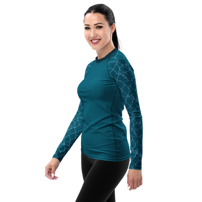 Waves Rash Guard - Women - Short Sleeve